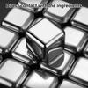 4Pcs Ice Cubes Food Grade High Durability Stainless Steel Frozen-Ice Rocks Ball Whiskey Beer Chiller Cooler Bar Accessories