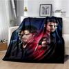 The Vampire Diaries Damon salvatore Blanket Flange Warm blanket Home travel blanket bed linings blankets for beds birthday gift