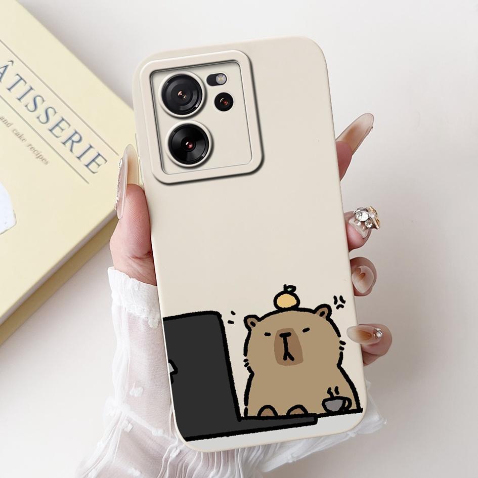 Für Xiaomi 13T 5G Hülle Mi 13T Pro Stoßfeste Abdeckung Niedlicher Panda Cartoon Mattes TPU Handyhülle Für Xiaomi 13T Mi13T Pro 13TPro Funda