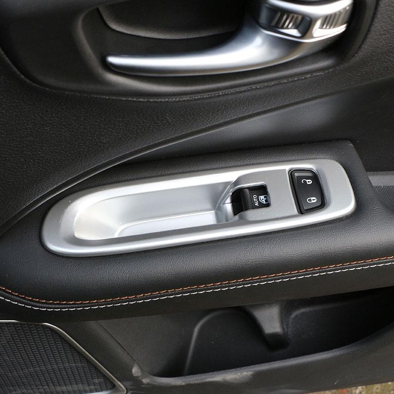 Pro Jeep Compass LHD druhé generace 2017 2018 Obložení krytu tlačítka zvedacího skla okenního skla