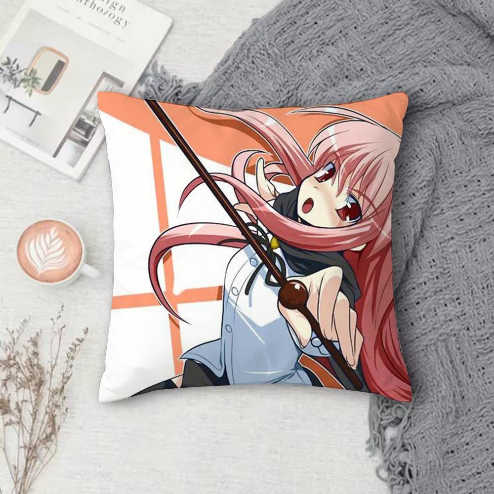 

ZZero no Tsukaima Doublesided Printed Square Decorative Cushion Cover for Sofa Living Room Home Decor 30x30 cm