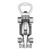 Race Car Bottle Opener Christmas Charm Zinc Alloy Non-Slip Handle Festive Gift for Racing Fans Dads Husbands Collectors Holiday Party Accessory
