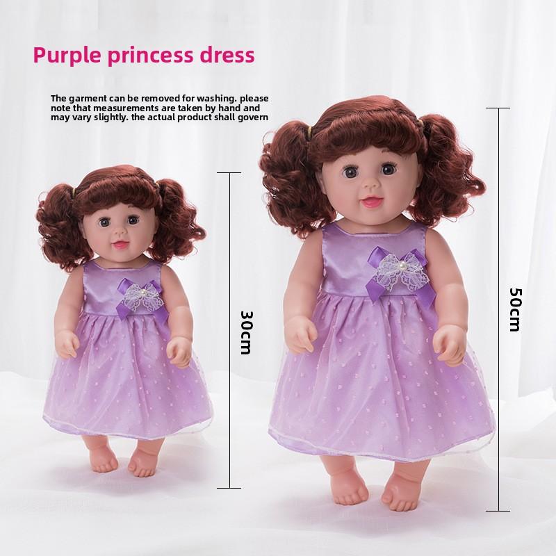 50 cm Simulering Babydukke Leke Myk Silikon Falsk Dukke Jentedukke Leke for Barn Gave