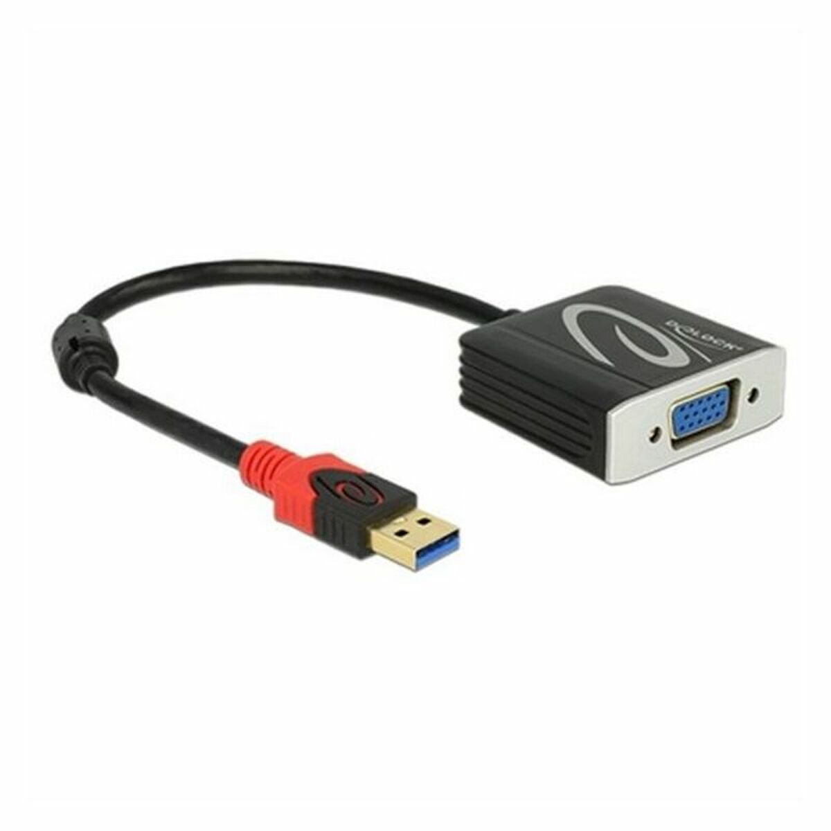

Переходник USB 3.0 на VGA DELOCK 62738 20 см Черный