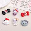 10 Pcs New Mini Kawaii Cartoon Animal Halloween Cat Resin Scrapbook Diy Jewellery Children Gift Hairpin Accessories A140