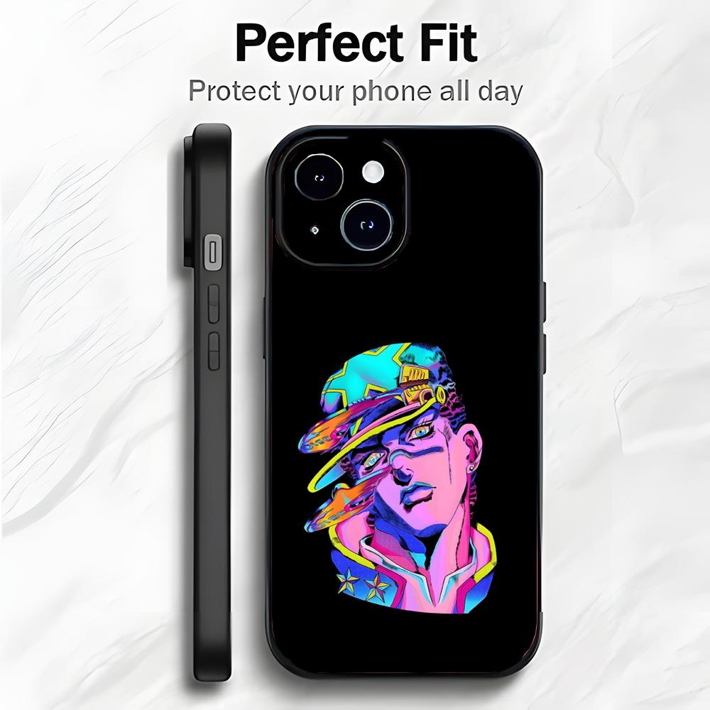 

Japanese Anime J-JoJo s Bizarre Adventure Phone Case Phone Case Soft Packaging Lightweight For iPhone17 16 15 14 13ProMax iphone12promax