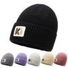 Stylish Womens Knitted Beanie Hat For Fall And Winter With Cozy Ear Protection And Trendy Letters