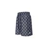 Nike Club Logo Embroidered Checkered Comfort Casual Shorts Men Bottoms Navy-Blue FN3099-410