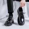Leather Shoes For Man Genuine Leather Big Size Shoes High Quality Designer Formal Platform Casual Shoes Business