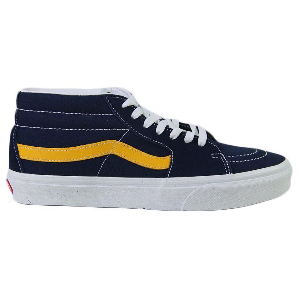 Vans Sk8 Canvas Mid-Top Skate Shoes Unisex Sneakers Blue VN0A3WM34PL