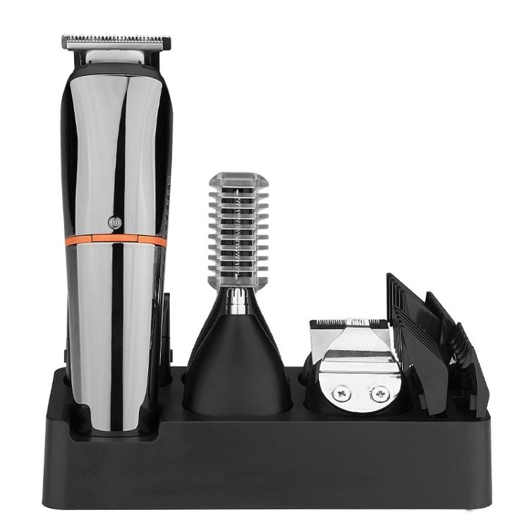 6 in 1 Household Multifunctional Hair Clipper Electric Shaver, Model: LK-860 Orange LK-860 Orange
