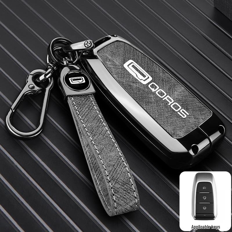 Qoros Key Covers: Compatible with Qoros 5, 2020 Qoros 7, Qoros 3 Urban SUV - Creative Car Bag Buckle Included