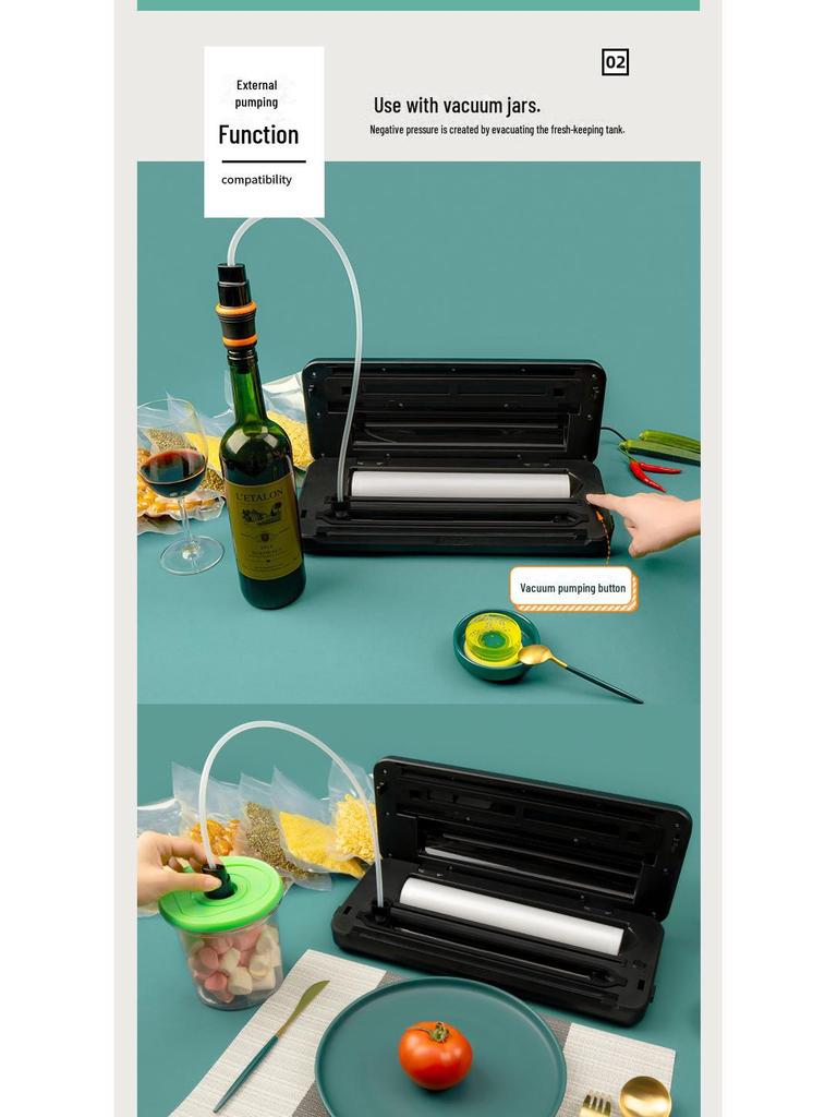 Multifunctional Vacuum Sealer for Food Preservation and Packaging