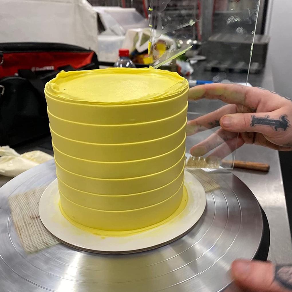 Acrylic Cake Smoother Scraper For Buttercream Icing Cake Scraper Buttercream Smoother Cake Leveller