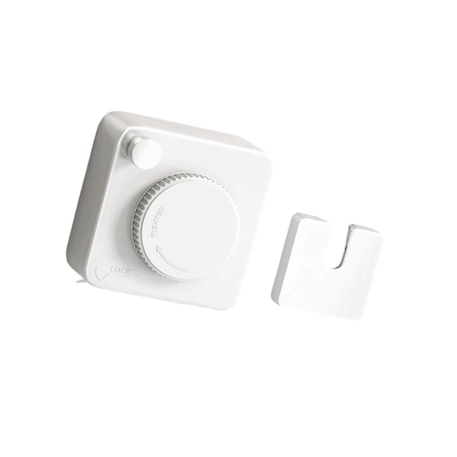 

Сверхпрочная выдвижная бельевая веревка настенная из нержавеющей стали 14 футов веревка для сушки одежды не провисающая для помещения и улицы A белый