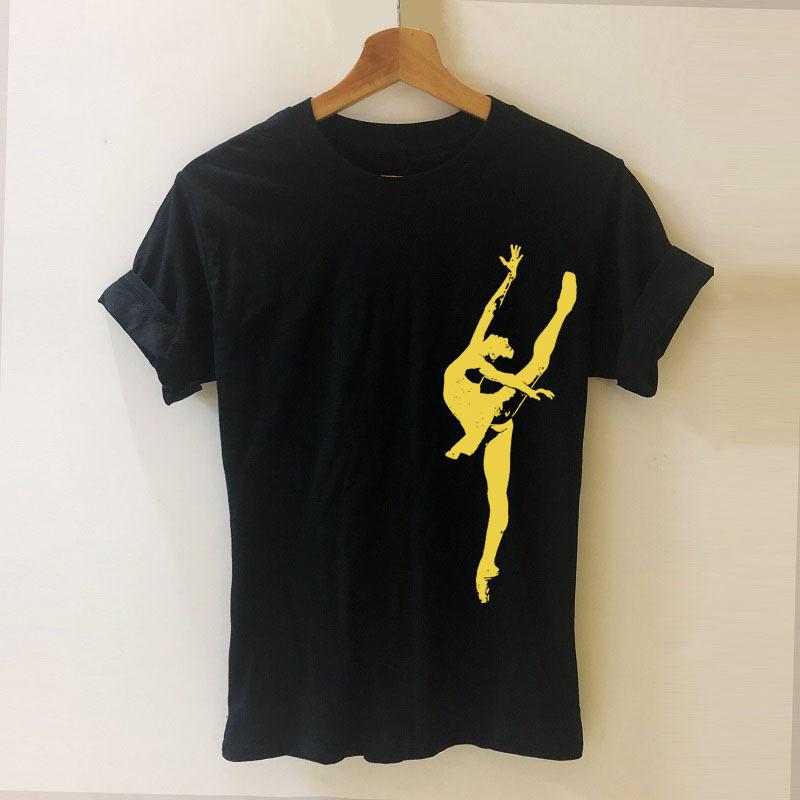 Ballet Dancer Harajuku T Shirt Funny T-shirt Women Tops Oversized T Shirt Graphic T Shirts Aesthetic Clothes