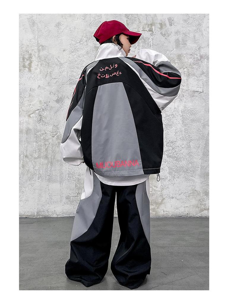 Hip-Hop Performance Outfit für Kinder - Herbst/Winter Sportset, Coole Street Dance Uniform für Jungen & Mädchen