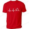 COFFEE ECG EKG MENS T-SHIRT LOVER GREAT FUNNY GIFT IDEA PRESENT CAFFEINE MEME Summer Men's Tee Top Men's Street Casual Clothing