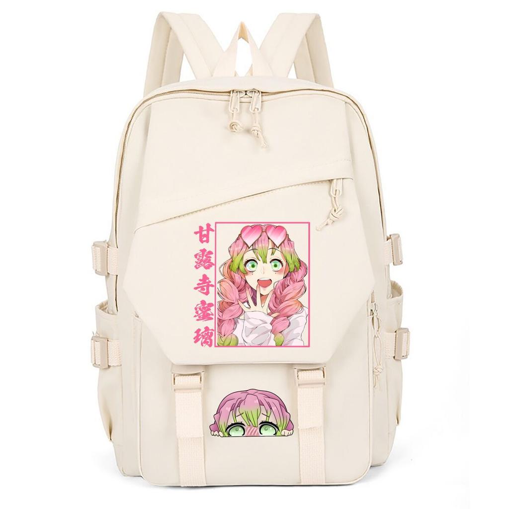 Large Capacity Schoolbag with Shoulder Strap; Student Three-piece Pencil Case Set