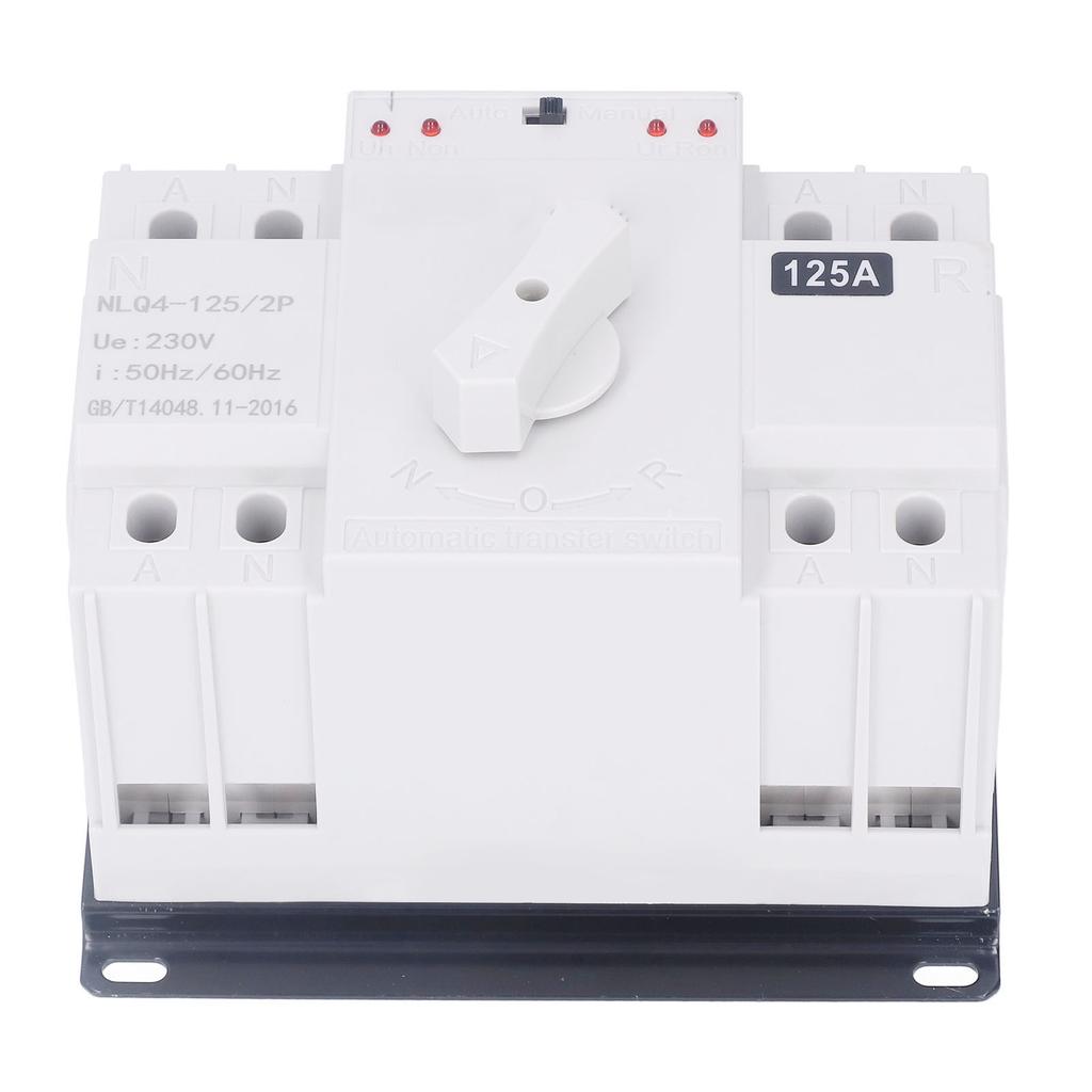 Dual Power Automatic Transfer Switch Electrical Selector Switch for Office Buildings 230V