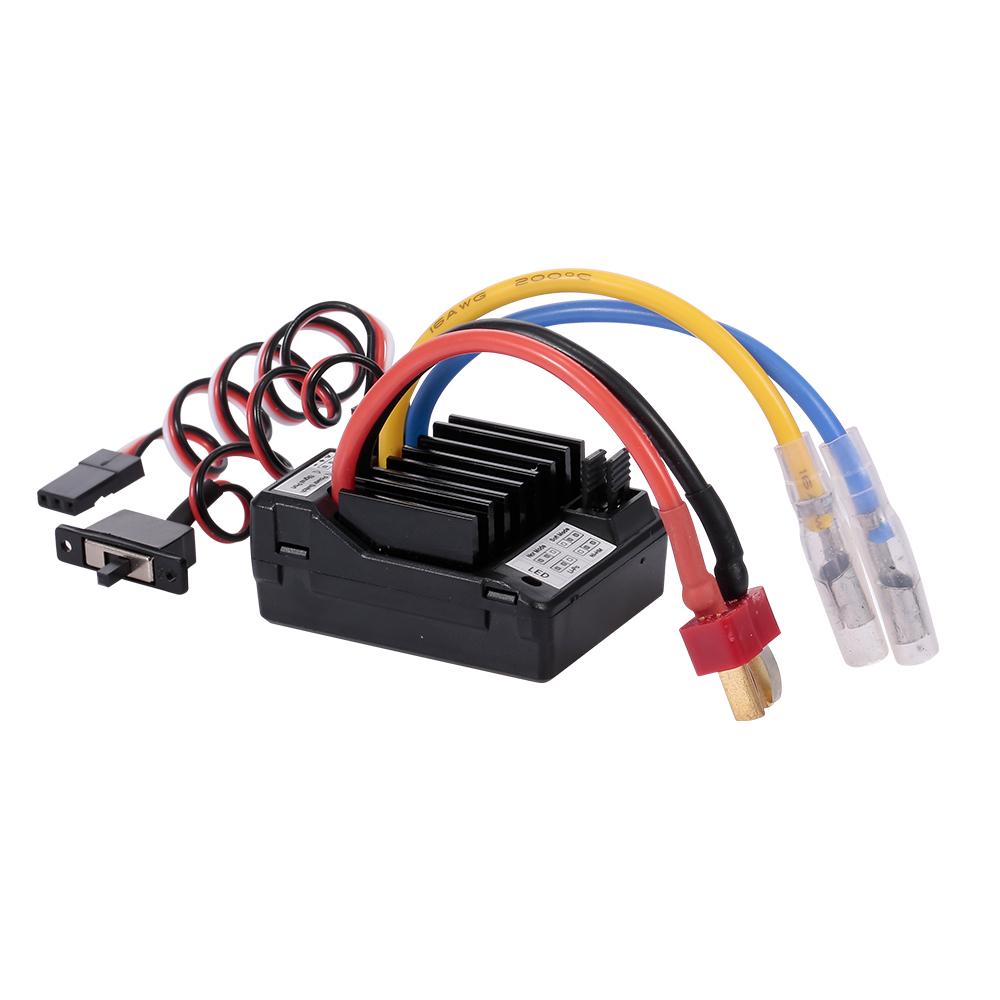 AX-D60A 60A Waterproof Brushed ESC Speed Controller for 1Celsius10 RC Car Truck RC Boat 2S 6-8S NiMh Battery