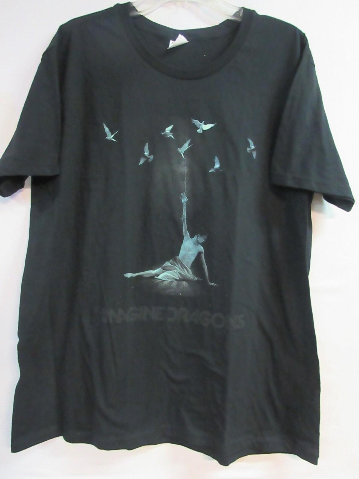 IMAGINE DRAGONS OFFICIAL MERCH BALLARINA BIRDS BAND CONCERT MUSIC T- 2XL Unisex T-Shirt S