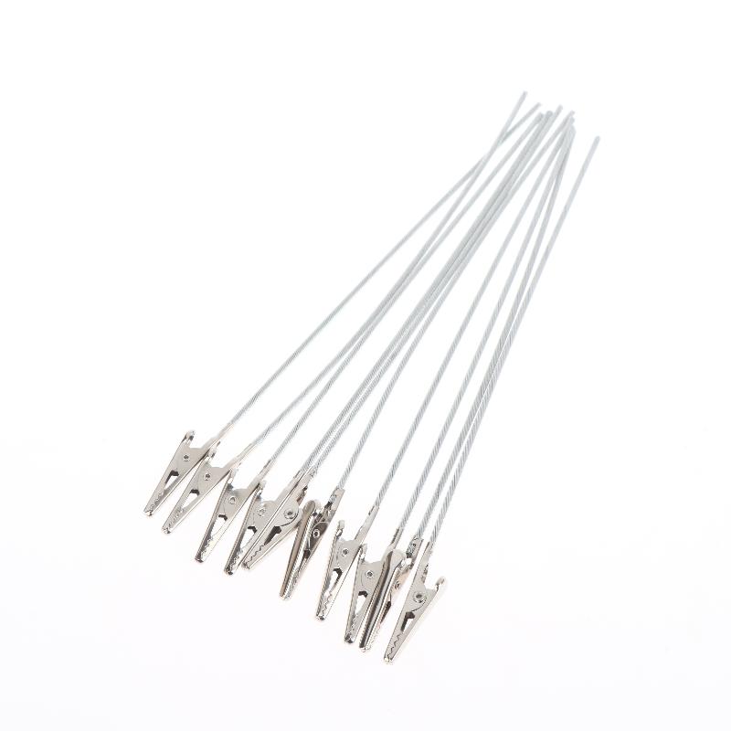 10/20/50Pcs DIY Accessories Wood And Metal Painting Stand Alligator Clip Stick Modeling Tool For Airbrush Model Part