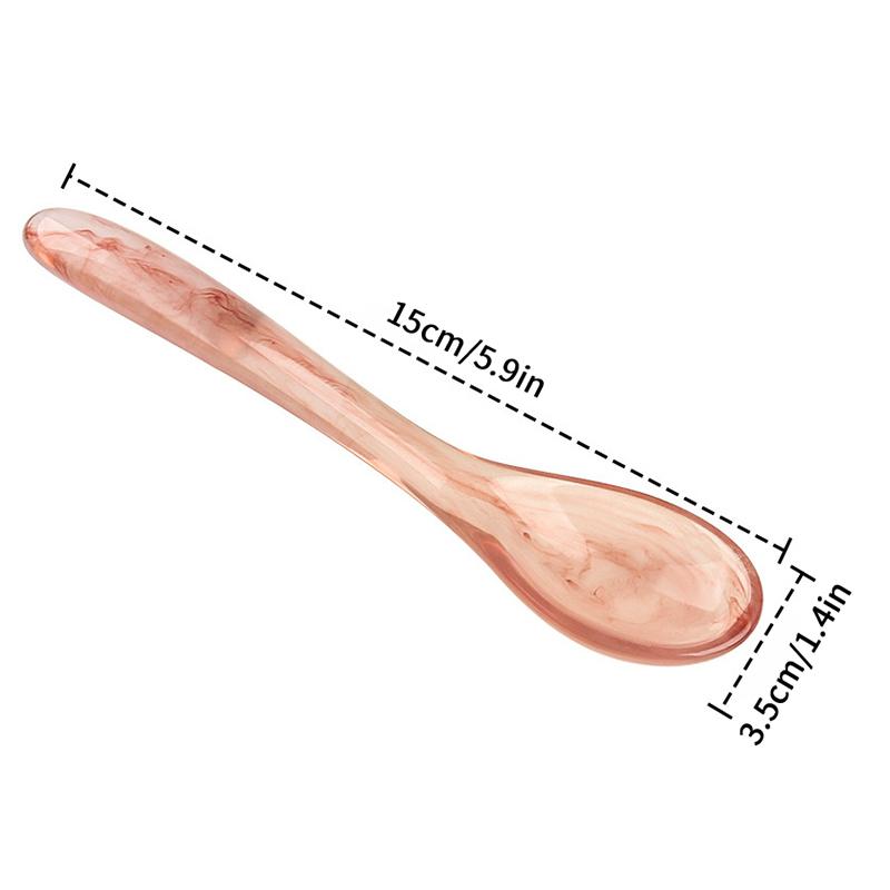 Resin Massage Wand Spoon Body Gua Sha Tool Acupoint Pen Eye Massage Stick Cream Applicator Meridian Face Skin Care Tool