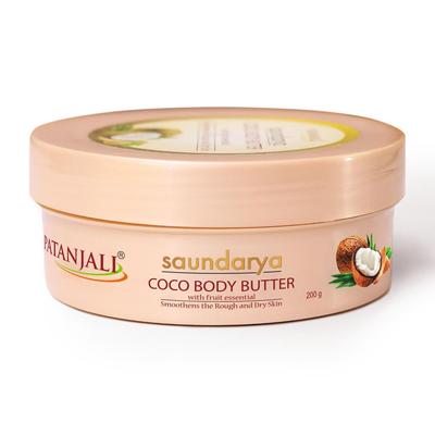 Saundarya Coco Body Butter Cream 200g Pack of 1 Deep Hydration Cocoa Butter Moisturizer