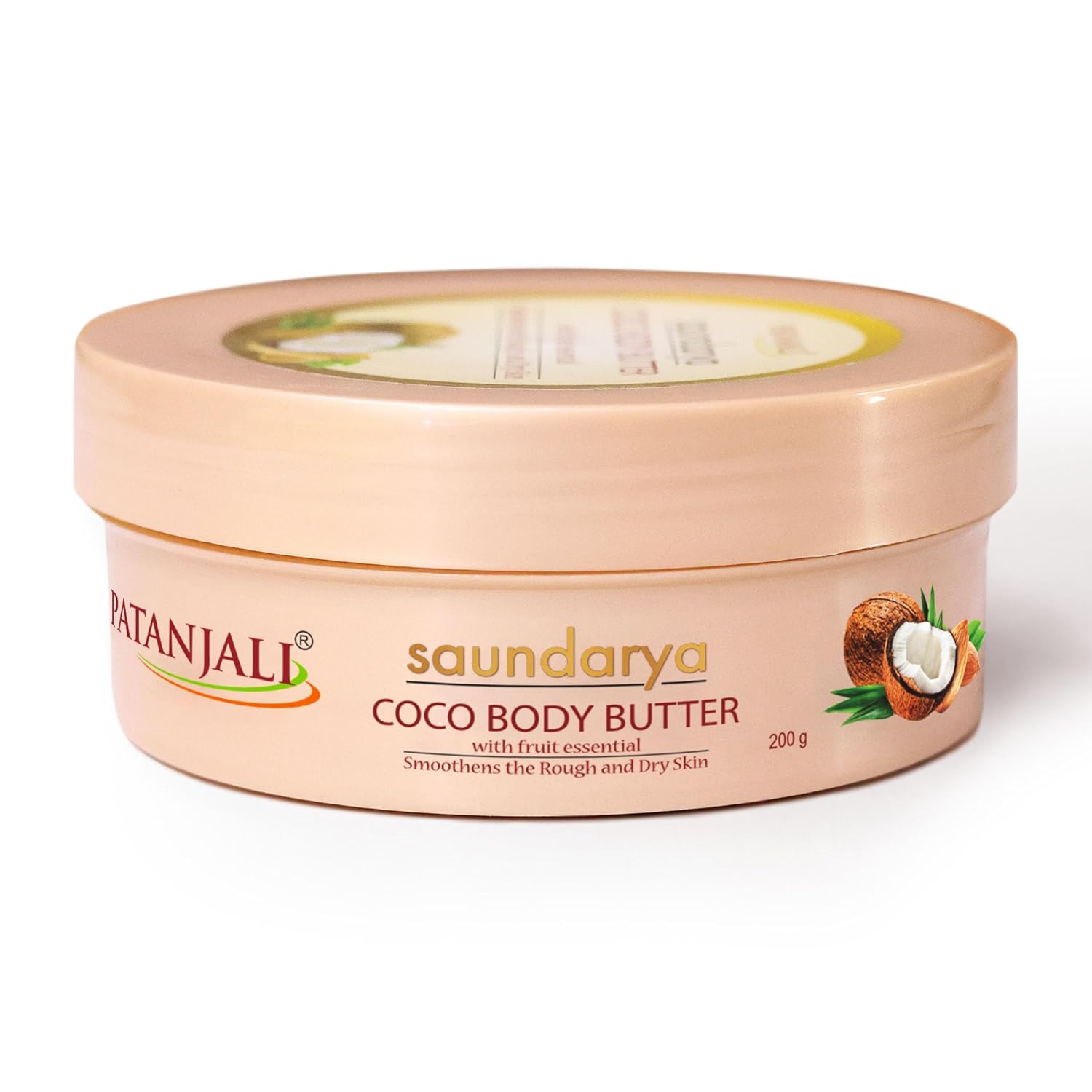 Patanjali Saundarya Coco Body Butter Cream 200g Pack of 1 Deep Hydration Cocoa Butter Moisturizer