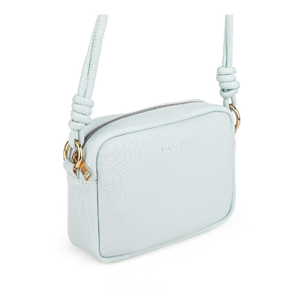 Mini-Umhängetasche für Damen mit Kreuzriemen-Reißverschluss