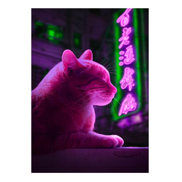 Cyberpunk Cats Duck Bear Fantasy Posters Wall Art Canvas Prints Modern Fashion Animals Paintings Living Room Home Decor Pictures