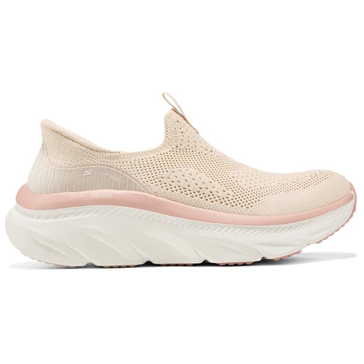 Skechers Sportowe Wygodne Uniwersalne Buty do Chodzenia Damskie Trampki Beżowe 150391-NAT