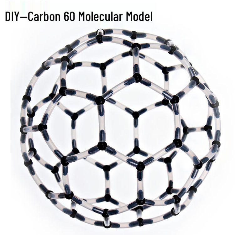 3D Buckminsterfullerene C60 DIY Science Model Kit for Students 16x16