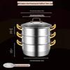 Sule 316 Stainless Steel Multi-Layer Steamer Soup Pot