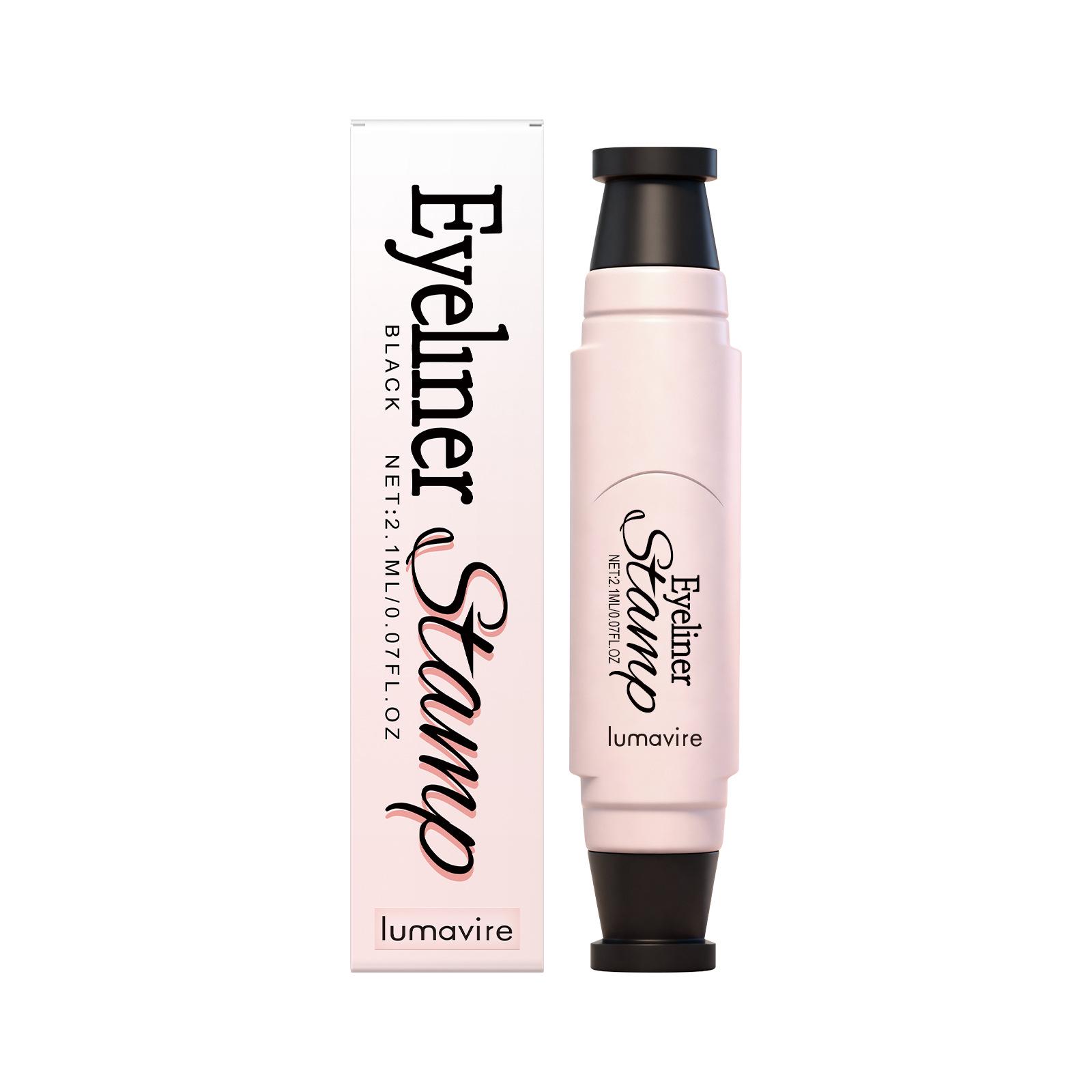 Водонепроницаемый штамп-лайнер для глаз Lumavire: Шелковисто-гладкий инструмент для макияжа глаз, натуральные оттенки