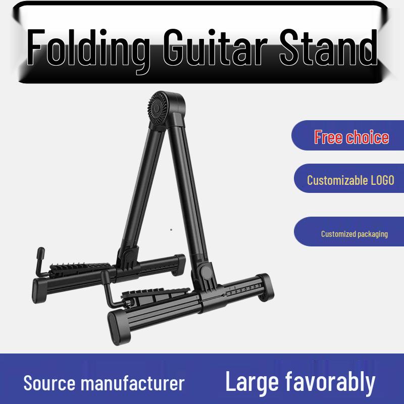 Foldable Portable Guitar Stand for Acoustic & Electric Guitars