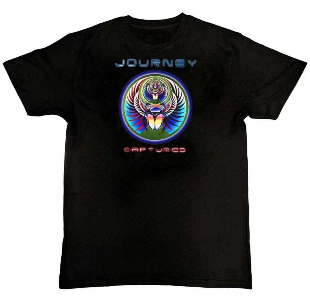 New Journey Band Captured Graphic Print Mens Unisex 100% Cotton T-shirt Mens Tees Top 2XL
