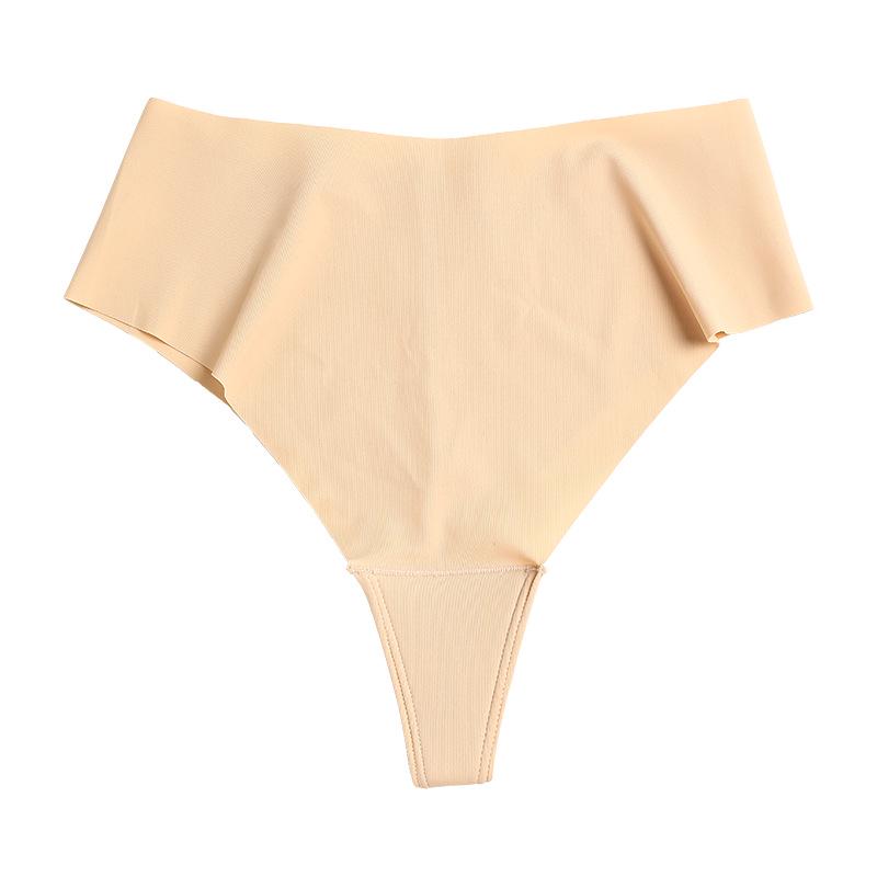 Women s Seamless Anti-Bunion High Waist No Wedgie Ice Silk Summer Yoga Thong S