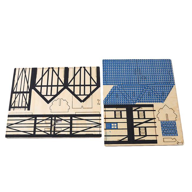 Cheap DIY 3D Wooden Puzzle Toy House Model Building Assemble ...