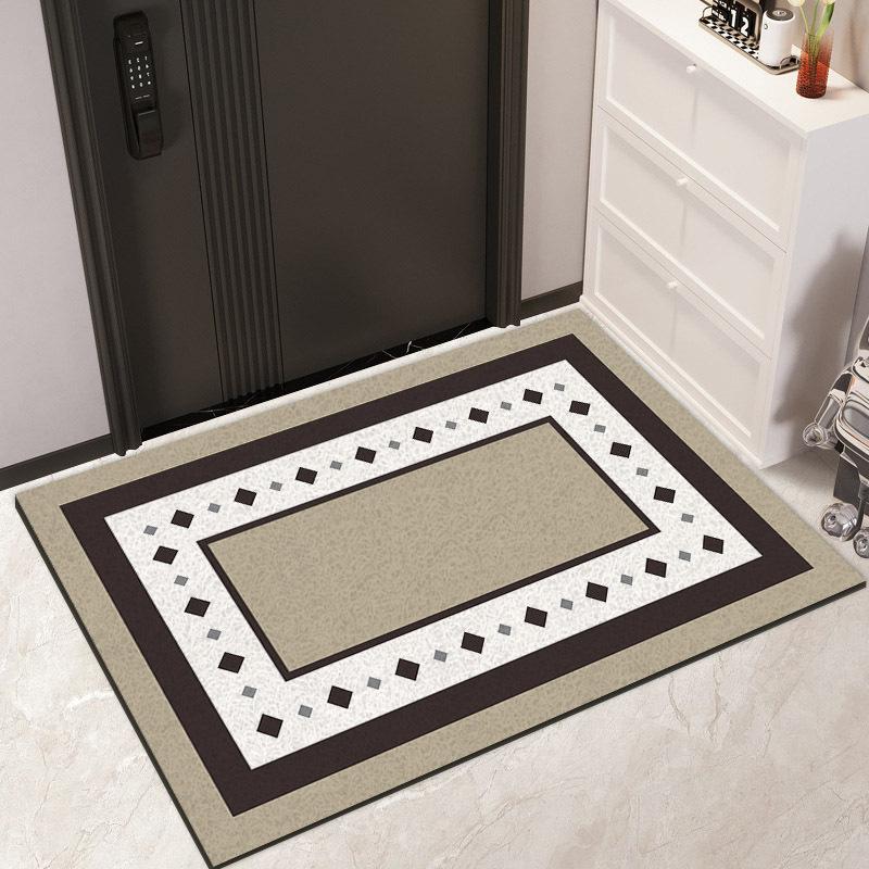 Light Luxury Simple Carpet Entry Door Thickened Silk Floor Mat Can Be Cut Into The Door Home Foot Mat Dirty Wear-resistant Door Mat