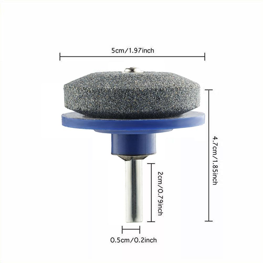 Sharpening Stone Lawn Mower Sharpener Blade  Wear-Resistant Grinding Head And Whetstone Sander Metal Grinding Polishing