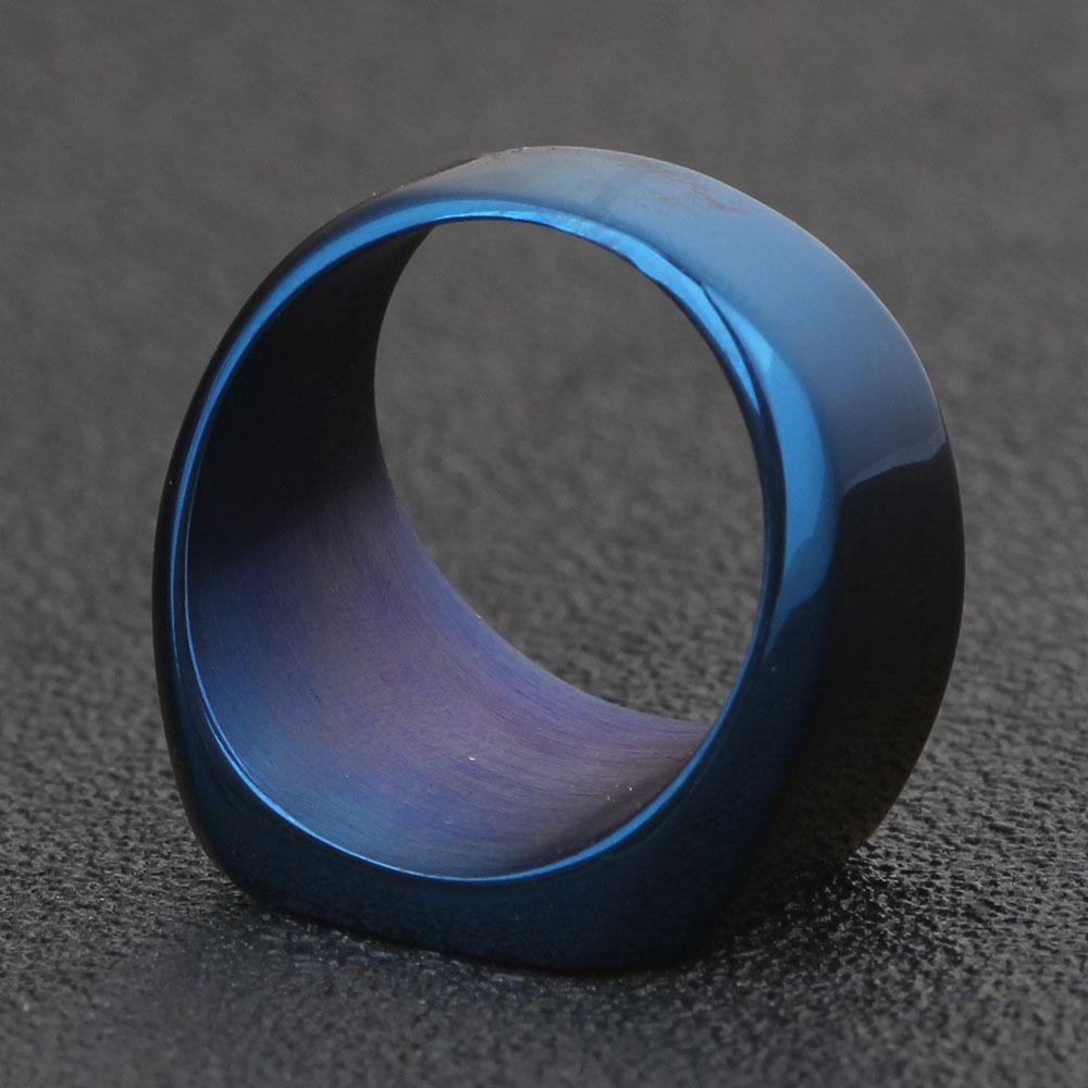Wish Hot Sale European and American Personality 14MM Stainless Steel Wings Ring Freedom Wings Titanium Steel Trend Ring