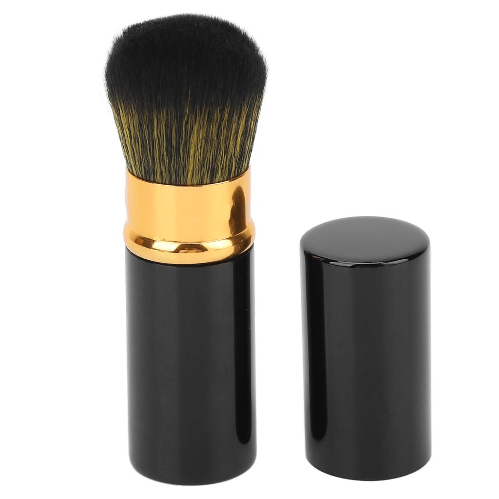 Retractable Makeup Brush Travel Portable Soft Hair Loose Powder Brush Cosmetic Tool for Makeup Artist
