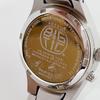 Used Rare FOSSIL BIG TIC Orange Ladies Watch Battery Replaced