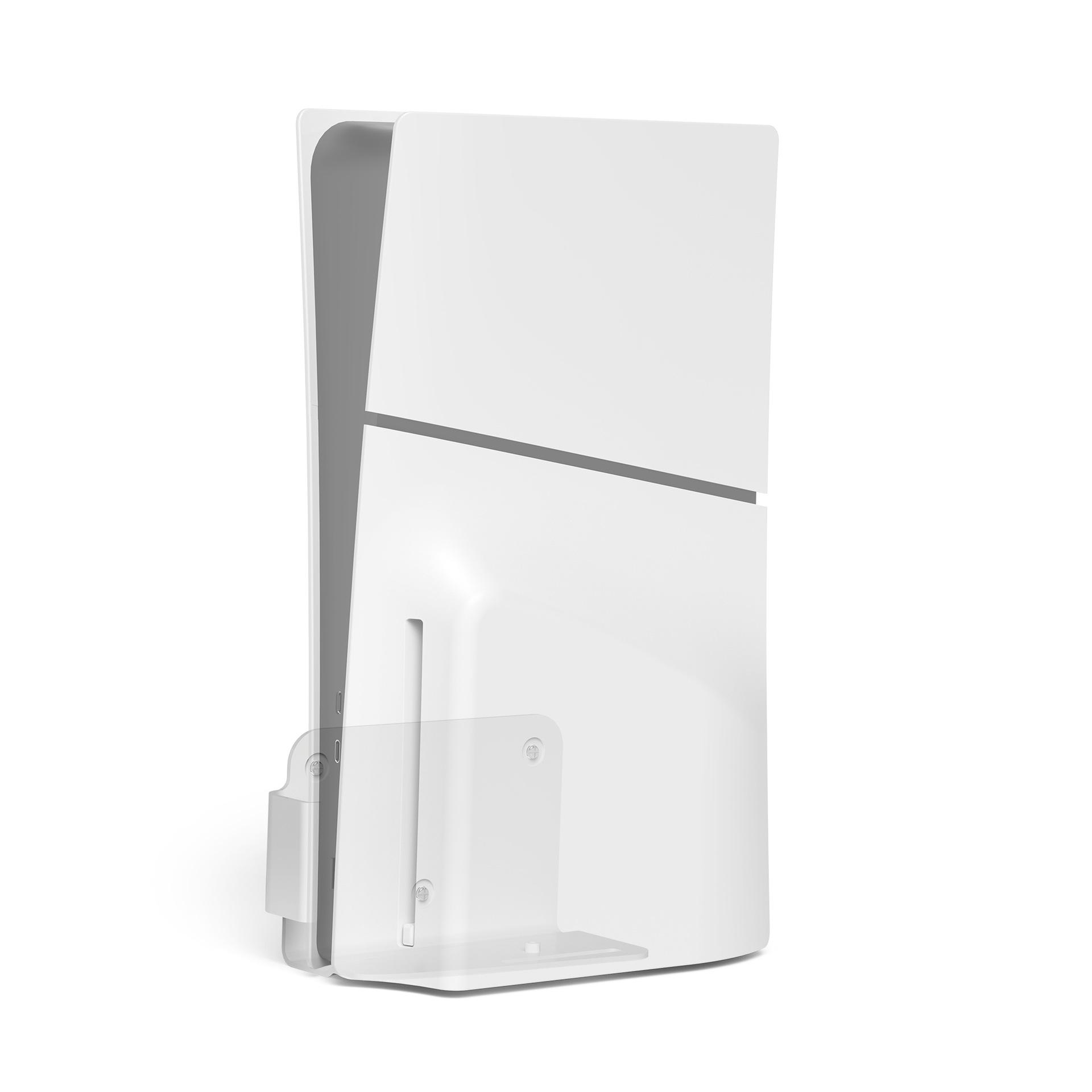 

Aluminum Wall Mount Bracket for SONY PS5 Slim Console Storage & Heat Dissipation белый