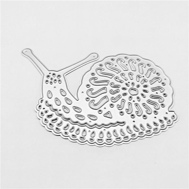 

Металлический трафарет в виде улитки и животного, тиснение, вырубные штампы для Diy, скрапбукинг, бумажные штампы для тиснения карт, ремесленный декор серебряный