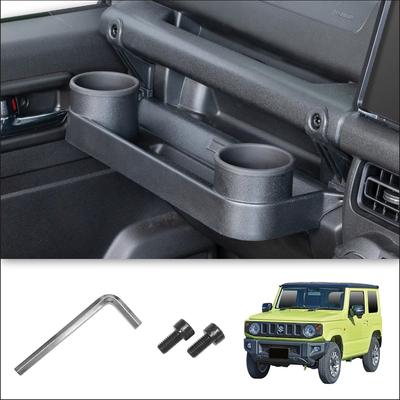 SEIWA Product for Suzuki Jimny Sierra Passenger Seat Tray IMP334 Drink Holder Hook Smartphone Stand Tool Included Rubber Material Prevents Scratches