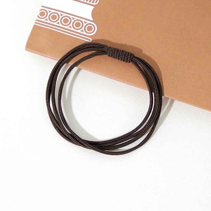 4-in-1 High Elastic Knotted Women's Hair Ties and Bands for Ponytails