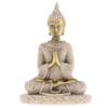 Decorative Sandstone Ganesha Hand Carved Buddha Statue Hindu God Figurine for Indoor Shrine Collection